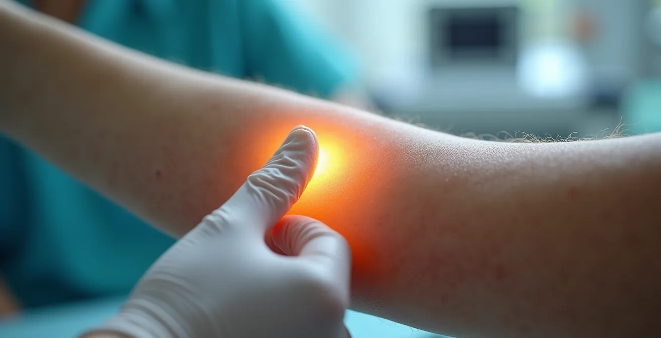 Signes visuels de déshydratation sévère pendant le sevrage des opioïdes