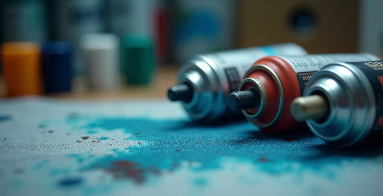 Détails d'objets domestiques dans une chambre suggérant une vigilance parentale