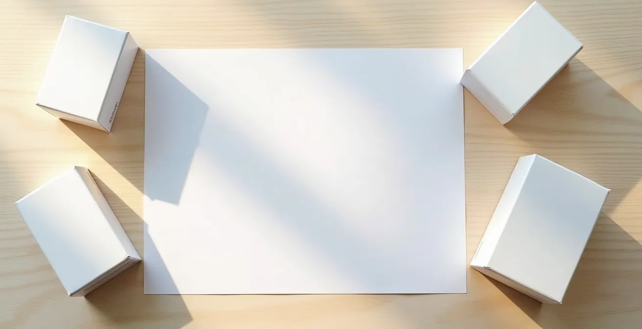 Documents de voyage et médicaments organisés sur une surface en bois naturel.